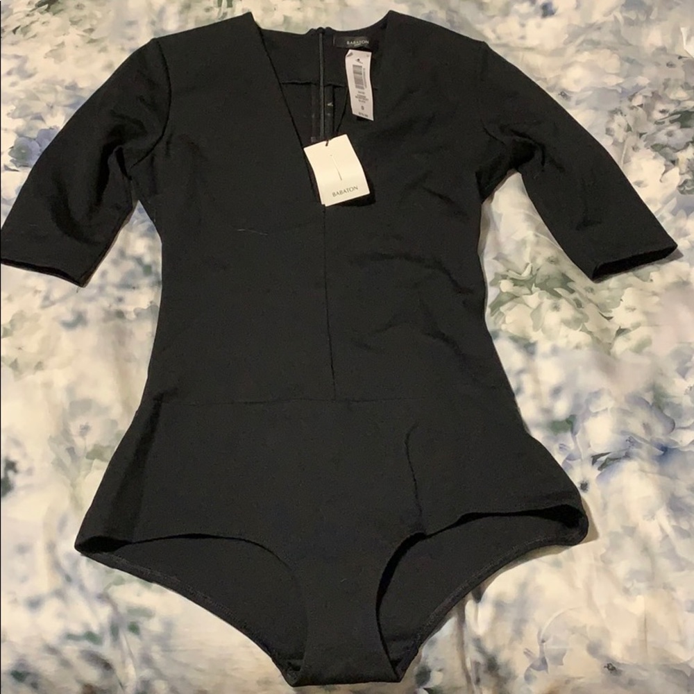 Babaton Black Bodysuit Size S